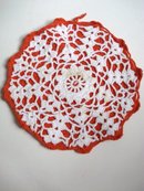 Vintage Potholder - Hand Crocheted