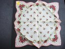 Pretty Floral Vintage Hankie - Unused