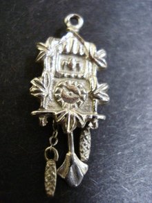 Sterling Charm Cuckoo Clock moving weights
