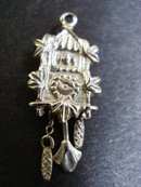 Sterling Charm Cuckoo Clock moving weights