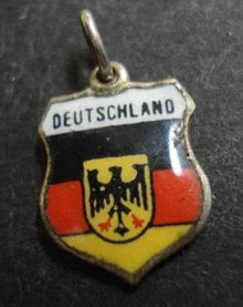 Vintage Silver Charm DEUTSCHLAND