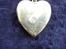 ANTIQUE STERLING LOCKET MONOGRAMS