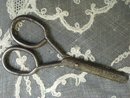 Antique Scissors Promoting Holbrook's Sauce