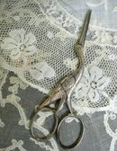 Antique Scissors Stork