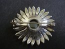 Beautiful Sterling Brooch Black Alaska Stone