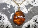 Classic Vintage Amber Pendant Genuine Amber