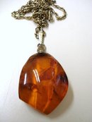 Classic Vintage Amber Pendant Genuine Amber