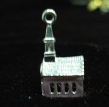Sterling Silver Charm - Church