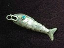 Silver Fish Charm or Pendant