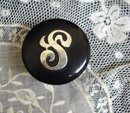 Ebony Snuff Box Monogram Made in France