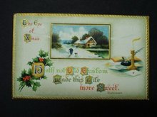 Christmas Postcard On The Eve of Christmas