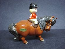 Beswick Pony & Rider Signed by John Beswick