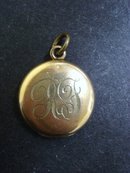 Victorian LOCKET Monogram R F