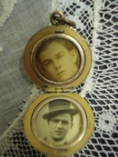 Victorian LOCKET Monogram R F