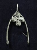 Marvelous Sterling Silver Brooch by Lang - Wishbone