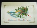 Superb 1916 Postcard Happy New Year