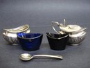 Unique Sterling Condiment Set 5 PIECE Set