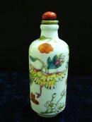Antique Scent Bottle Hand Painted