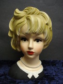 Elegant Vintage HEAD VASE Original Large