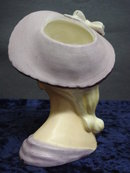 Relpo Head Vase Lady in Purple