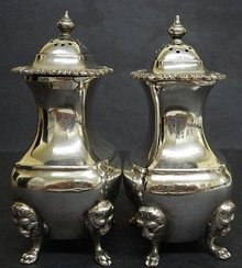 Silver Salt and Pepper Shakers