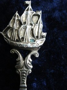 Detailed Sterling Souvenir Spoon