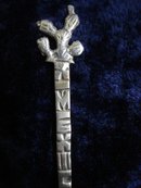 Cocktail Souvenir Fork Detailed