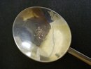 Antique Silver Tea Caddy Spoon Mono