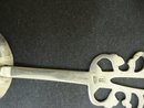 Antique Silver Tea Caddy Spoon Mono