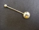 Sterling Salt Spoon Tiny Gem