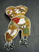 Very Rare Iroquois Whimsey Boot Pin Cushion