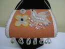 Iroquois whimsey Purse with Bird and Flowers