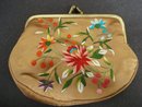 Change Purse Embroidery on Satin