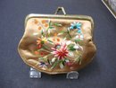 Change Purse Embroidery on Satin