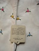 Vintage Leather Gloves - Hand Embroidered