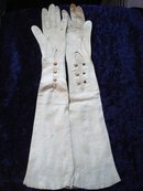 Long Leather Gloves Late Victorian
