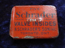 Tiny Tin Box Schrader Valve