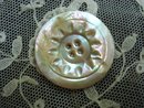 Antique Pearl Button Hand Carved