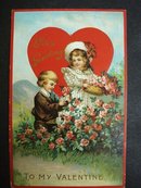 Valentine Postcard Love's Greeting