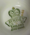 Aynsley Cup & Saucer Artist Signed