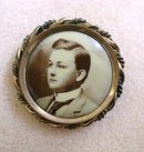 Special Victorian Miniature Portrait BROOCH