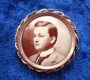 Special Victorian Miniature Portrait BROOCH