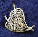 Fantastic Silver Tone Brooch