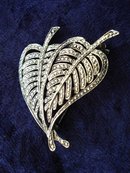 Fantastic Silver Tone Brooch