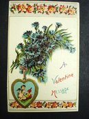 Beautiful Valentine Message Postcard