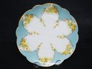 Hand Decorated Plate - Yellow Roses