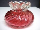 Victorian Cranberry Glass Vase