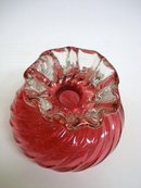 Victorian Cranberry Glass Vase