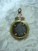 Victorian Portrait Pendant - Real Photo