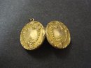 Exquisite Victorian Gold Locket Ornate Gold Top